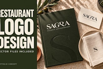 design a restaurant, cafe or bakery logo and brand identity