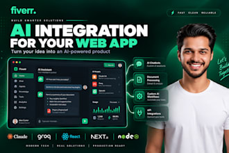 integrate ai into your nextjs react or nodejs application