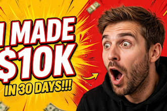 design 1 modern  eye catching viral youtube thumbnail