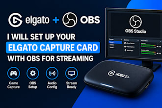 set up your elgato capture card with obs for streaming