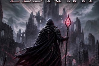 design a stunning dark fantasy book cover