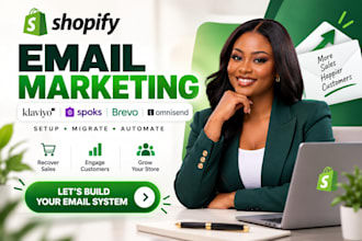 setup klaviyo ominisend brevo spoks email marketing flows for shopify store sale