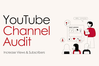 do a youtube channel audit to increase views and subscribers