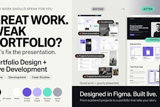 design and build your UI UX portfolio website
