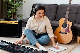 be your female country rock songwriter for custom country songs lyrics vocalist