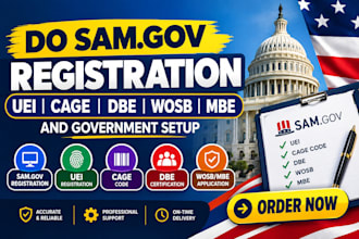 do sam gov registration uei cage code dbe wosb mbe and government setup