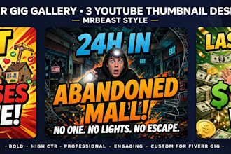 design 3 viral youtube thumbnail
