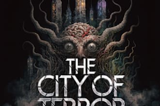 design fantasy, sci fi, horror and dystopian book cover art