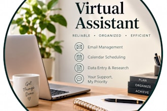 provide virtual assistant and admin support for businesses