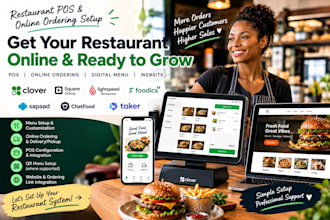 setup foodics sapaad chatfood taker clover lightspeed pos restaurant websites
