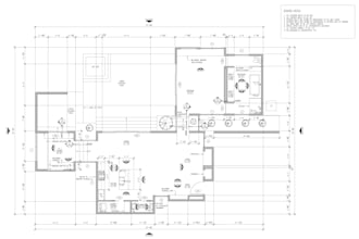 draft an architectural floor plan in autocad