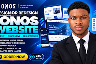 design, redesign, or customize your ionos website