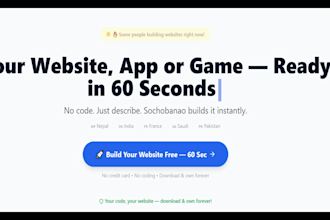 build a custom ai website builder like sochobanao for your business