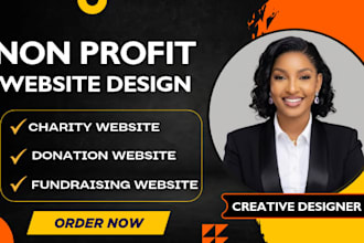 design nonprofit website, charity website and ngo website