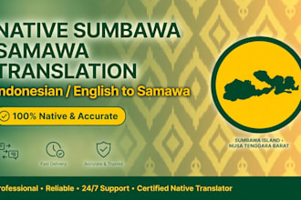 translate to native sumbawa language