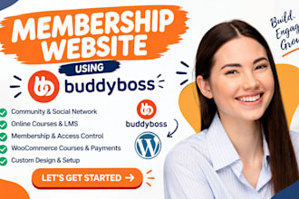 buddyboss lms membership community with woocommerce payment and courses