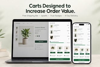 redesign your shopify cart drawer to increase average order value