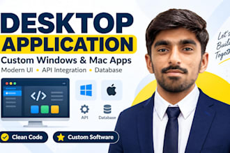 develop a custom desktop application