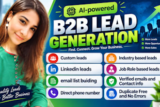 build targeted b2b prospect email lists using ai and market research