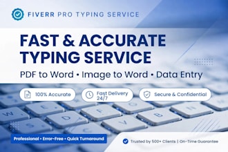 do data entry copy paste typing excel work