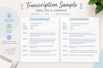 accurately transcribe audio and video