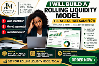 build rolling liquidity model with cash flow forecast financial planning insight