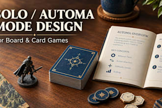 design a solo automa mode for your board or card game