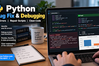 fix python bugs and debug your scripts quickly