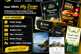 design social media posts, wedding collage design and flyers