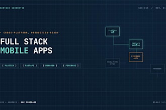 build a full stack mobile app using flutter, fastapi and mongodb