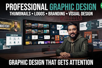 do graphic design thumbnail promotional graphics