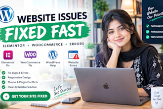 fix website issues elementor woocommerce and wordpress errors