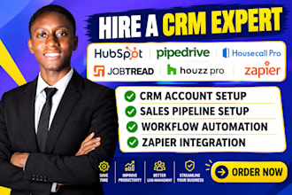 hubspot housecall pro pipedrive jobtread automation houzz pro zapier integration