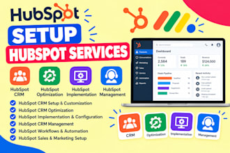 do hubspot CRM setup, hubspot optimization, hubspot implementation, management