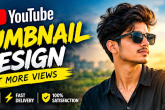 design professional youtube thumbnails