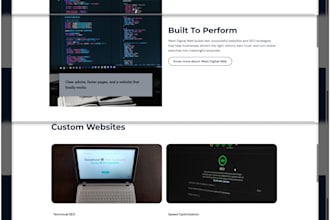 do web development and SEO of your website