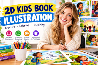 create a motivational book illustration that motivate young people