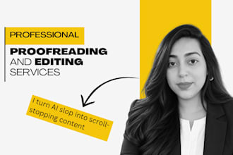 proofread, rewrite, and humanize ai content