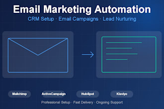 set up marketing automation for your business with email campaigns and CRM