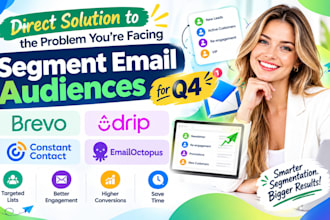 segment email audiences in brevo drip constant contact emailoctopus kit for q4