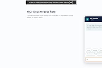 create ai chatbot for your website