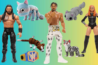 3d articulated action figure, miniature, 3d custom toy, figurine for 3d printing