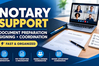 provide fast remote online notary services for legal documents