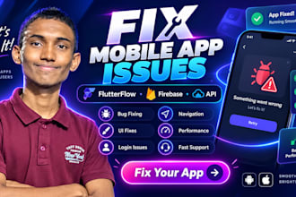 fix flutterflow, firebase, API, and mobile app issues