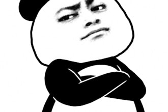 creat deadpan reaction meme stickers chat and social