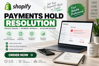 resolve payment holds, payout holds and payment account issues