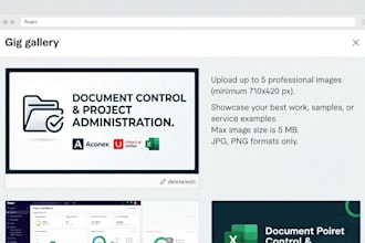 provide expert document control and project administration services