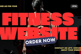create a personal trainer website with fitness programs, booking and lead genera