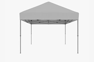 custom print ready canopy tents, roll up banner, tablecloth, event branding