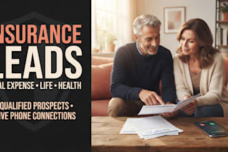final expense leads, life insurance leads, and health insurance live transfers